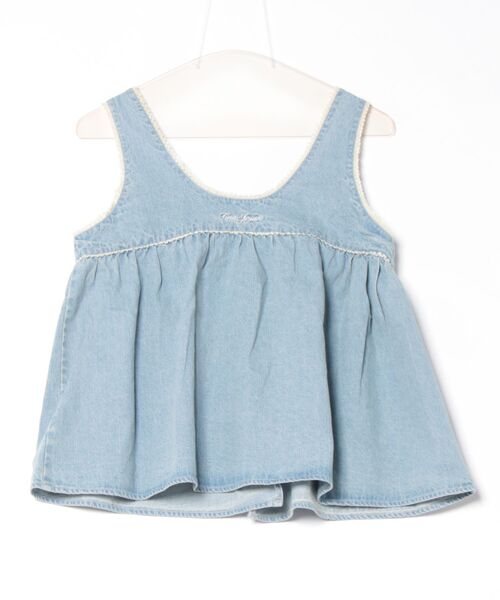 「TINA:JOJUN」 ベスト M サックスブルー レディース_画像2