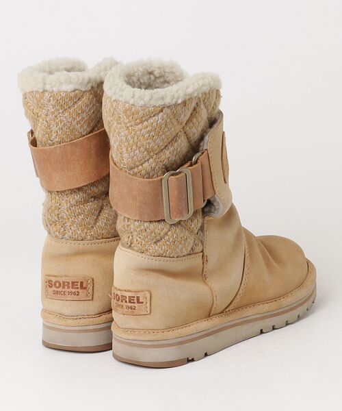「SOREL」 ムートンブーツ 22.5cm ベージュ レディース_画像2