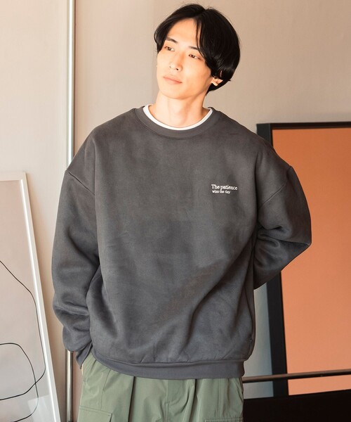 「BEAMS HEART」 スウェットカットソー MEDIUM ホワイト系その他5 メンズ_画像4