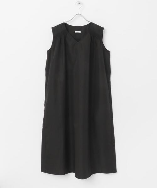 「ITEMS URBANRESEARCH」 ノースリーブワンピース FREE ブラック レディース_画像6