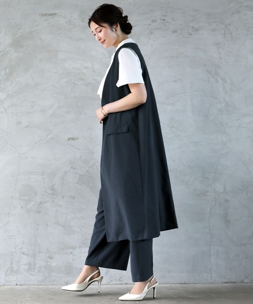 「Emilyan」 ベスト 9号 ベージュ レディース_画像3