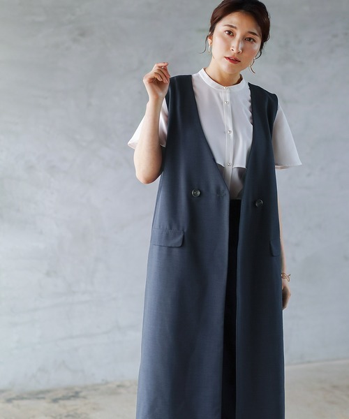 「Emilyan」 ベスト 9号 ベージュ レディース_画像6