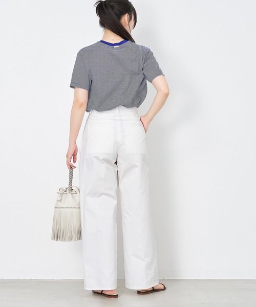 「MICA&DEAL」 チノパンツ 38 キャメル レディース_画像6