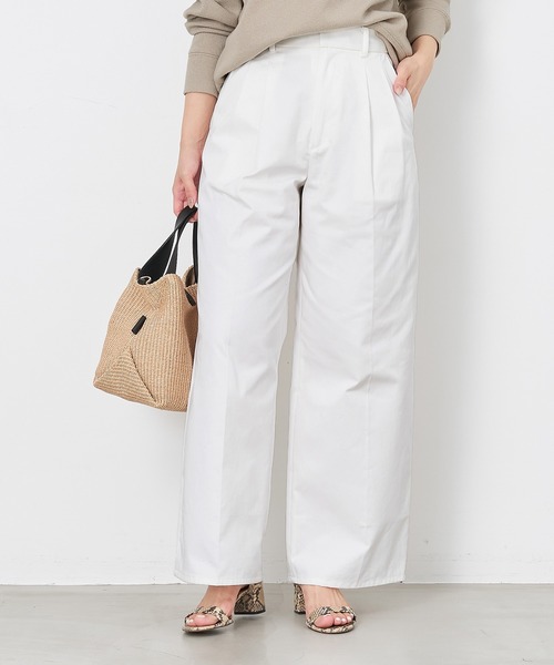 「MICA&DEAL」 チノパンツ 38 キャメル レディース_画像7