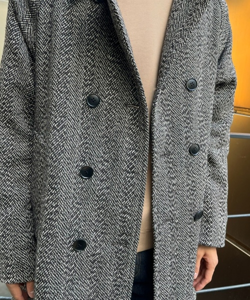 「CIAOPANIC」 トレンチコート LARGE ブラウン メンズ_画像8