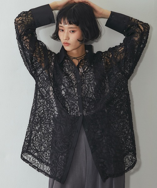 レースシャツ ブラウス シャツ レースシャツ レディース メンズ : ZOZOTOWN Yahoo!店