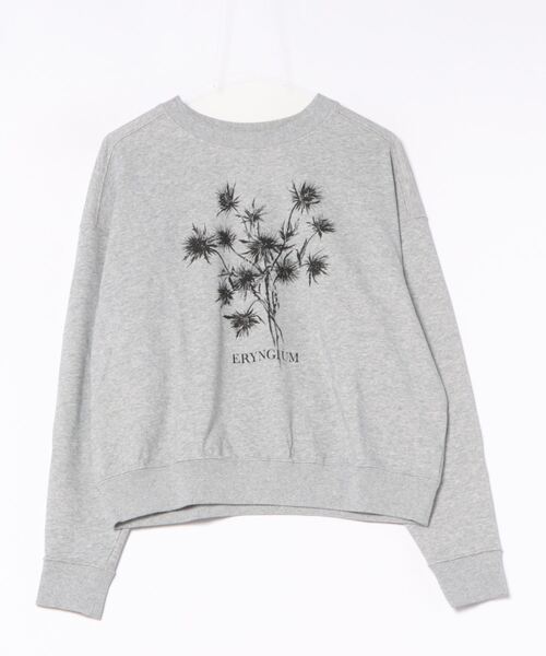 「RNA-N」 スウェットカットソー MEDIUM 杢グレー レディース_画像2