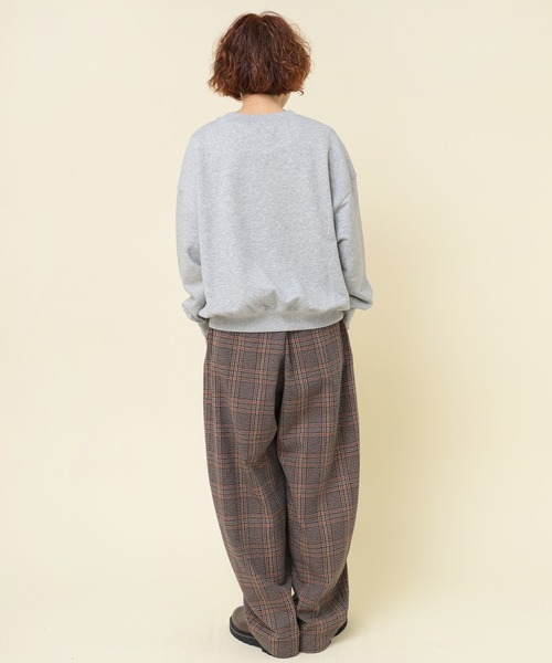 「RNA-N」 スウェットカットソー MEDIUM 杢グレー レディース_画像3