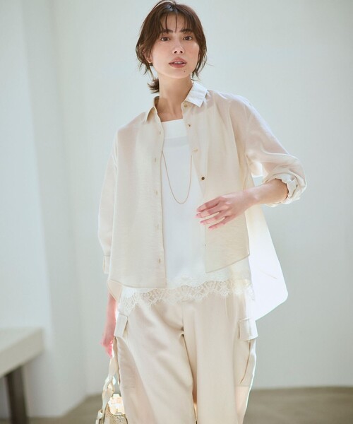23区(ニジュウサンク) ブラウス シャツ シアータンブラー シャツ 23区(ニジュウサンク) ブラウス シャツ シアータンブラー シャツ