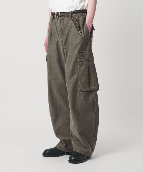 beauty&youth カーゴパンツ BEAUTY＆YOUTH UNITED ARROWS ワイドパンツ カーゴパンツ ピグメント
