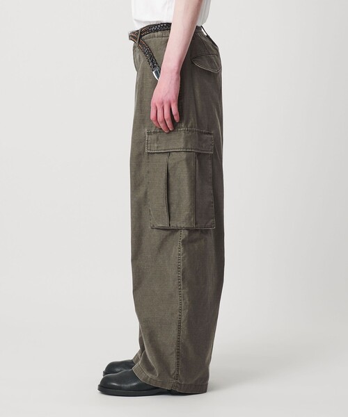 BEAUTY＆YOUTH UNITED ARROWS カーゴパンツ ピグメント バックサテン