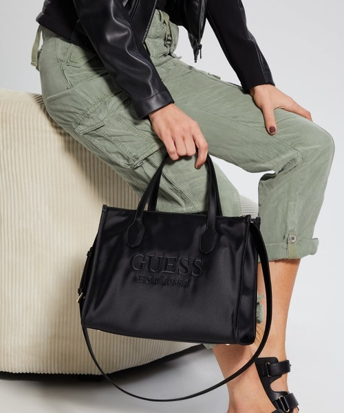 GUESS 2way ショルダーバッグ GUESS（ゲス） 2WAYバッグ ONE SIZE ブラック レディース : ZOZOTOWN