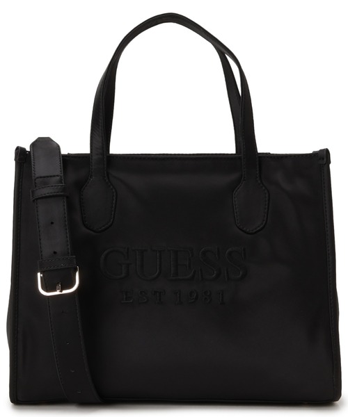 「Guess」 2WAYバッグ ONE SIZE ブラック レディースの画像