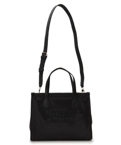 「Guess」 2WAYバッグ ONE SIZE ブラック レディースの画像