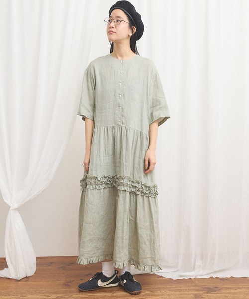 fig London（フィグロンドン） ワンピース daily LINEN dress