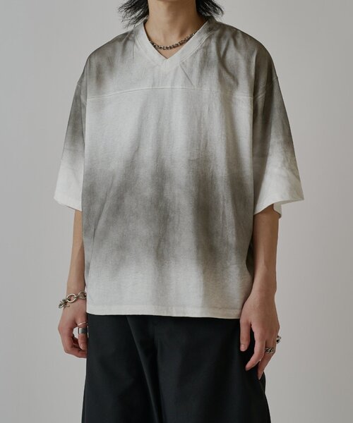 Lui's（ルイス） tシャツ グランジフットボールTシャツ メンズ