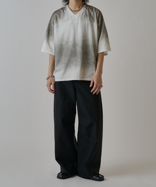 Lui's（ルイス） tシャツ グランジフットボールTシャツ メンズ