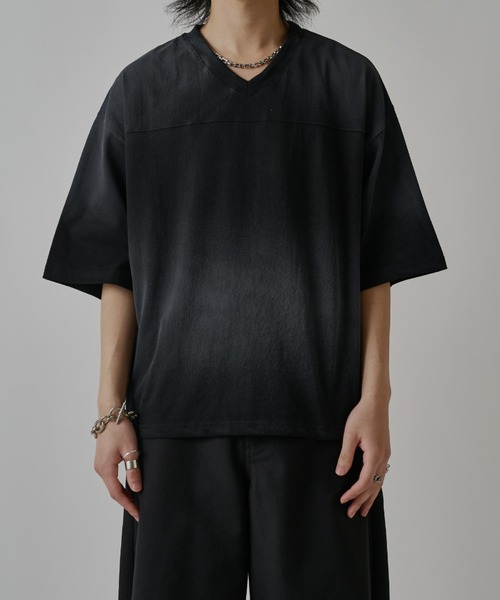Lui's（ルイス） tシャツ グランジフットボールTシャツ メンズ