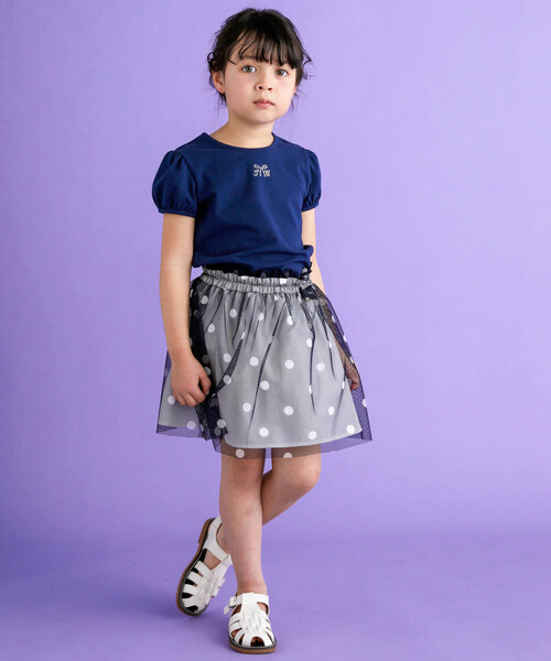 「Tartine et Chocolat」 「KIDS」スカート 110cm ブルー系その他2 キッズ_画像2