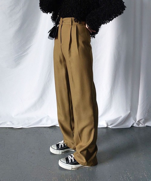 「me+em select」 パンツ MEDIUM ブラック レディース_画像5