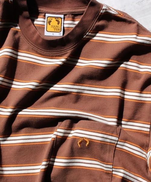 HANGTEN（ハンテン） tシャツ 「HANG TEN」LA JOLLA BORDER TEE
