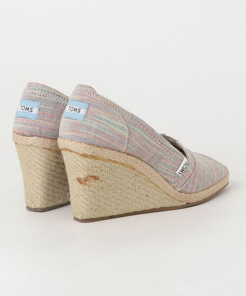 「TOMS」 ヒールサンダル - ベージュ レディース_画像2