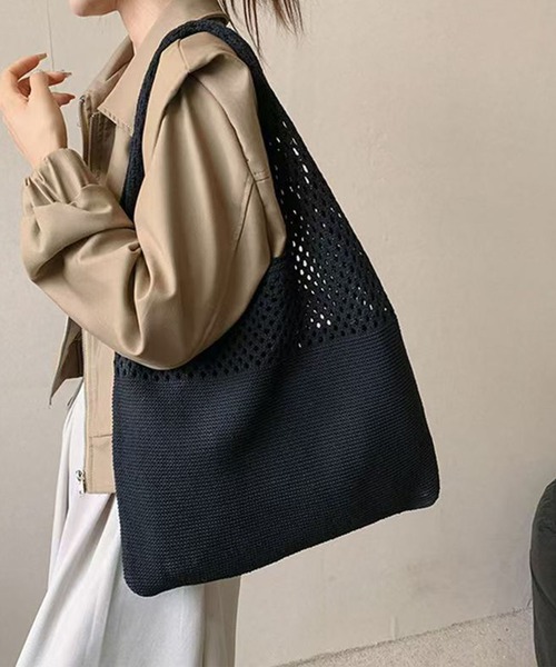 SORENA トートバッグ クロシェ編みトートバッグ レディース メンズ