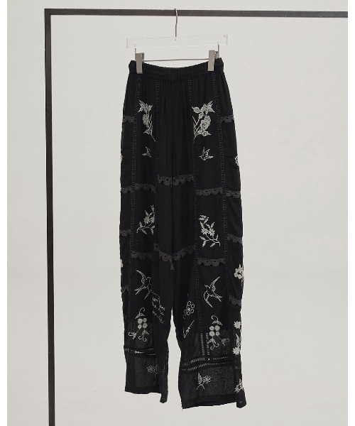 TODAYFUL パンツ Embroidery Patchwork Trousers 12610719 メンズ