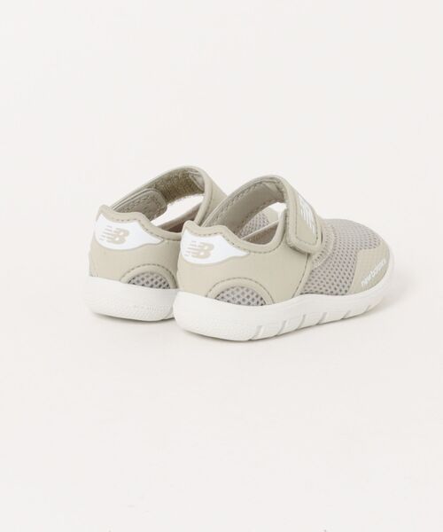 サンダル new balance ニューバランス I208 ベビーサンダル サマーシューズ 子供靴 水陸両用 ワンベルト I208215 ベージュの画像