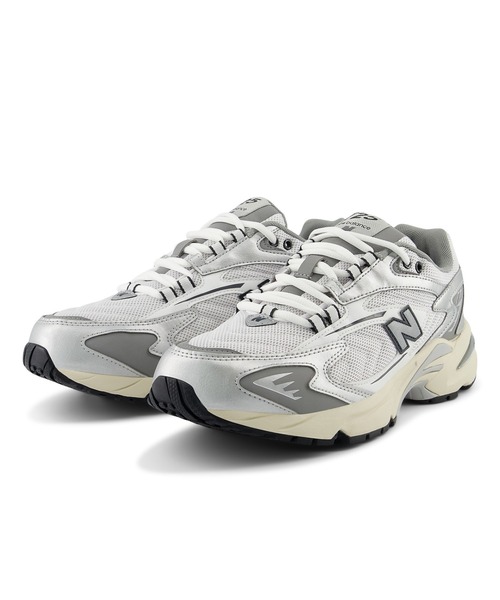 New Balance 厚底スニーカー 23.5ホワイト/グレー New Balance（ニューバランス） ローカットスニーカー 23.5cm シルバー