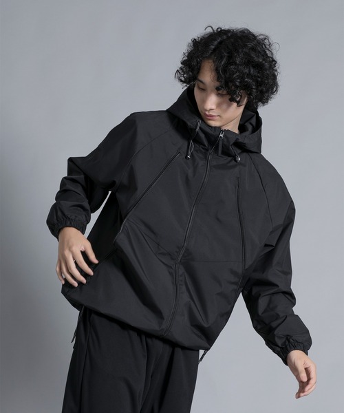 「aimoha」 マウンテンパーカー MEDIUM ブラック メンズ_画像9