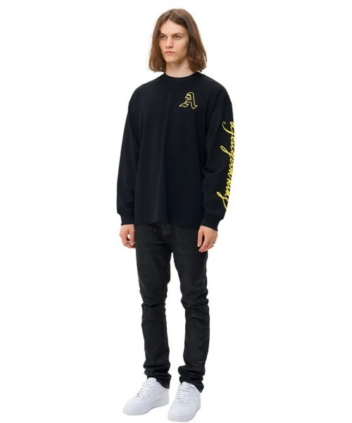 「A FEW GOOD KIDS」 長袖Tシャツ L イエロー メンズ_画像6