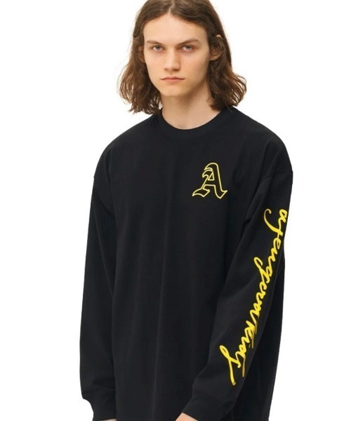 「A FEW GOOD KIDS」 長袖Tシャツ L イエロー メンズ_画像7