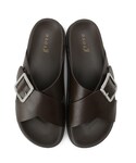 サンダル 夏 ビジューバックルクロスサンダル ...の詳細画像5