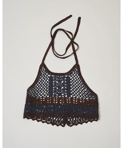 tシャツ Crochet Knit Bustier レディースの画像