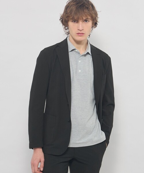 ジャケット テーラードジャケット 「WEB・一部店舗限定」「BREASY JACKET」ストレッチサッカーセットアップジャケット メンズの画像