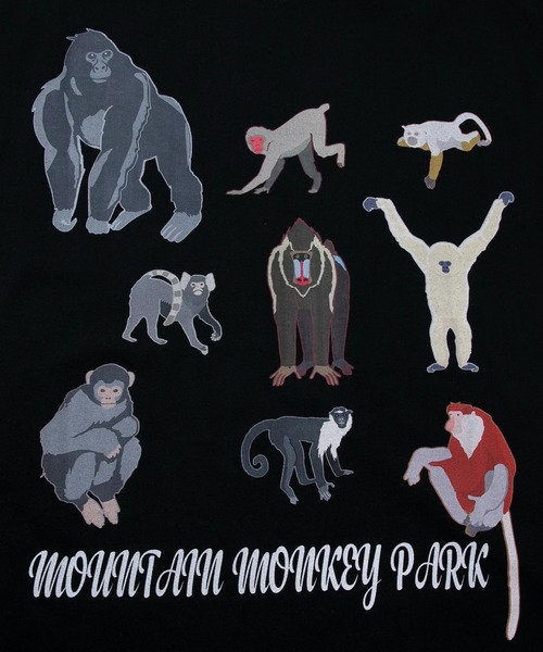 「Mountain Mania」 長袖Tシャツ MEDIUM ブルー メンズ_画像9