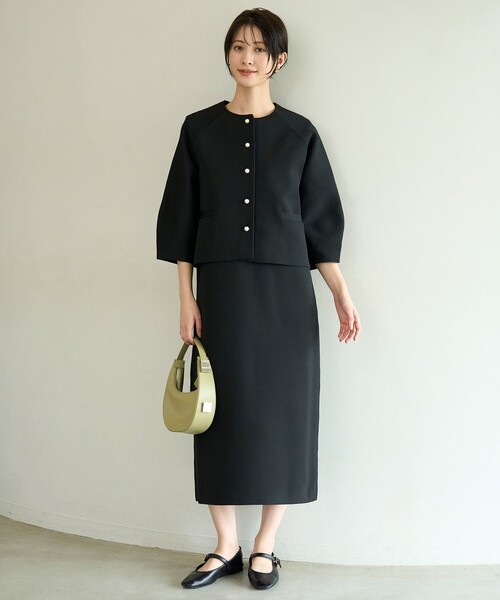 「UNFILO」 ノースリーブワンピース X-LARGE ネイビー レディース_画像4