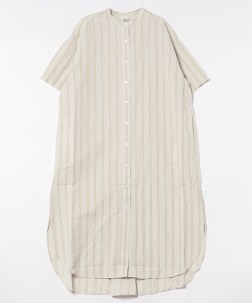 「RNA-N」 半袖ワンピース MEDIUM キナリ レディース_画像2
