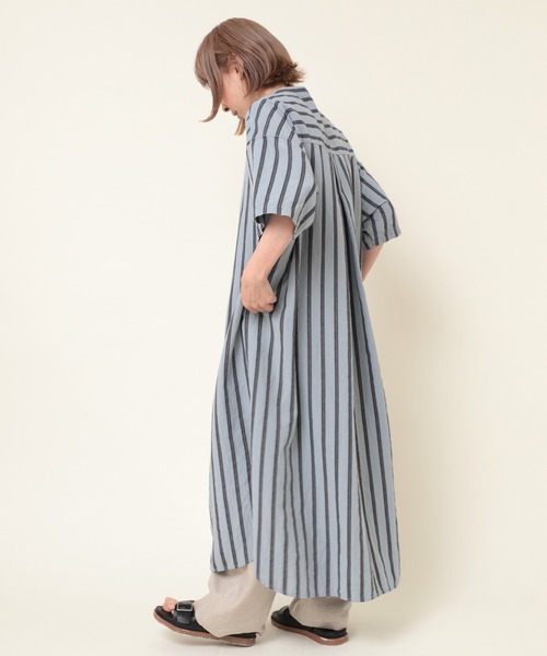 「RNA-N」 半袖ワンピース MEDIUM キナリ レディース_画像4