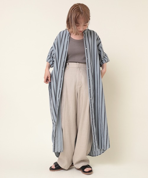 「RNA-N」 半袖ワンピース MEDIUM キナリ レディース_画像5