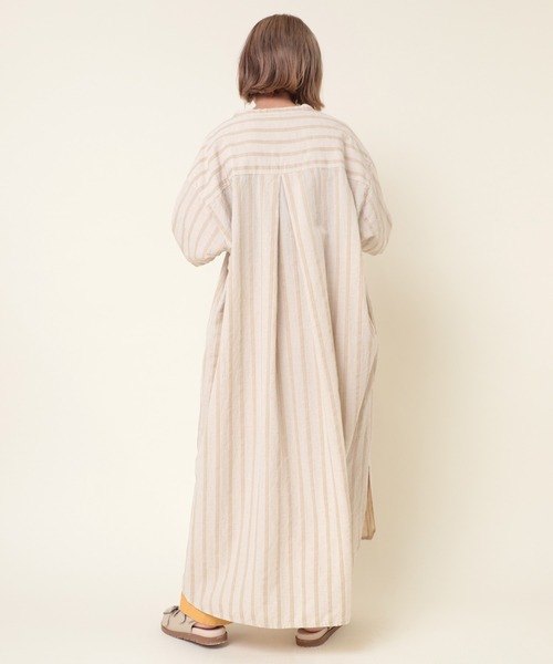 「RNA-N」 半袖ワンピース MEDIUM キナリ レディース_画像7