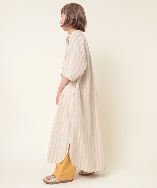 「RNA-N」 半袖ワンピース MEDIUM キナリ レディース_画像8