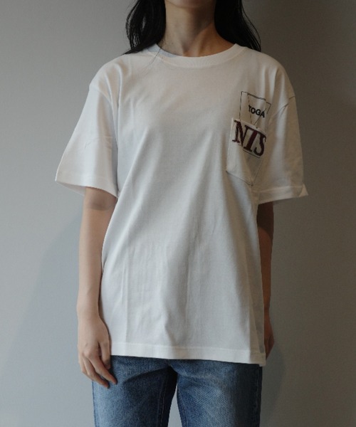 TOGA（トーガ） tシャツ 半袖 TOGA×NTS Back print T-shirt TOGA×NTS