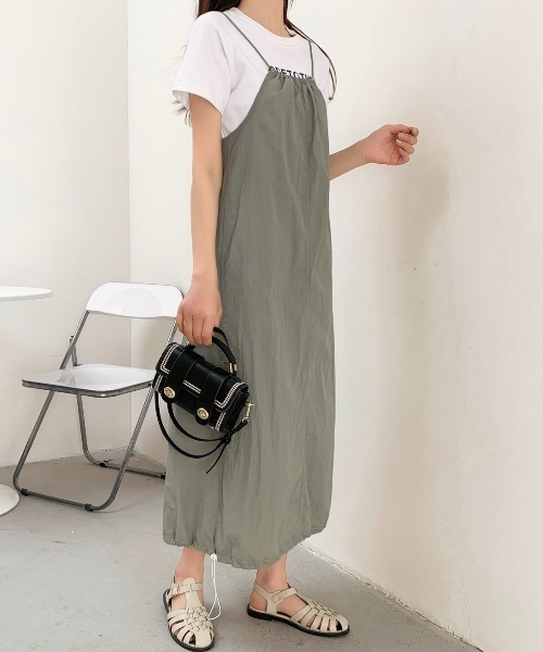 「LADY LIKE」 キャミソールワンピース M ブラック レディース_画像2