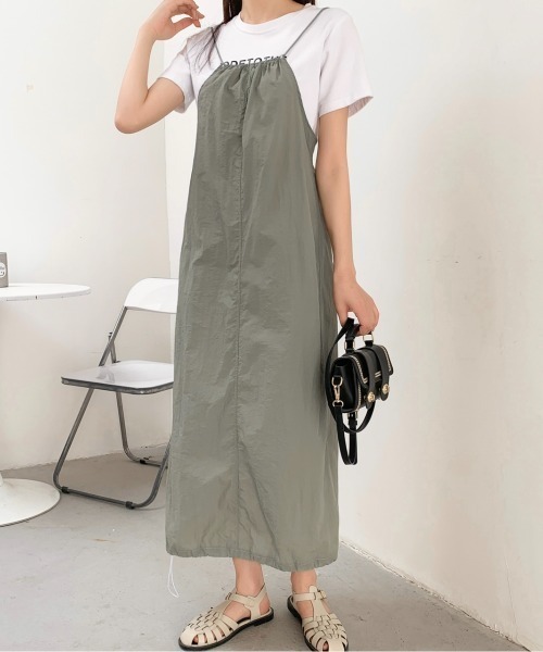 「LADY LIKE」 キャミソールワンピース M ブラック レディース_画像7