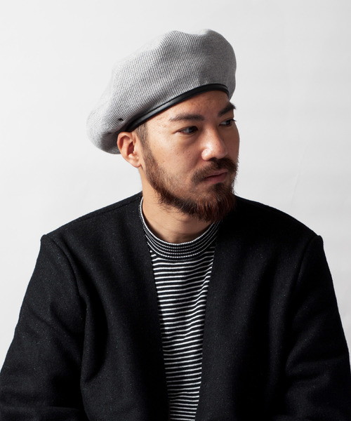 RACAL（ラカル） 帽子 ベレー帽 Rib Knit Beret / リブニットベレー