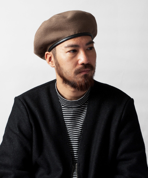 RACAL（ラカル） 帽子 ベレー帽 Rib Knit Beret / リブニットベレー