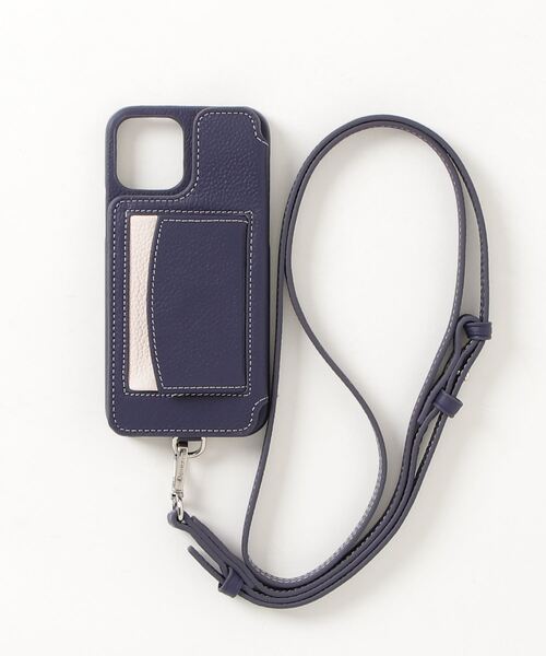 送料無料 モバイルケース Iphone 12 12pro対応 Demiurvo デミウルーボ Poche インディゴブルー ストラップ付き 工場直送 Atempletonphoto Com