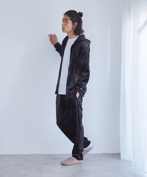 FRUIT OF THE LOOM パジャマ ルームウェア パーカーボアルームウェア